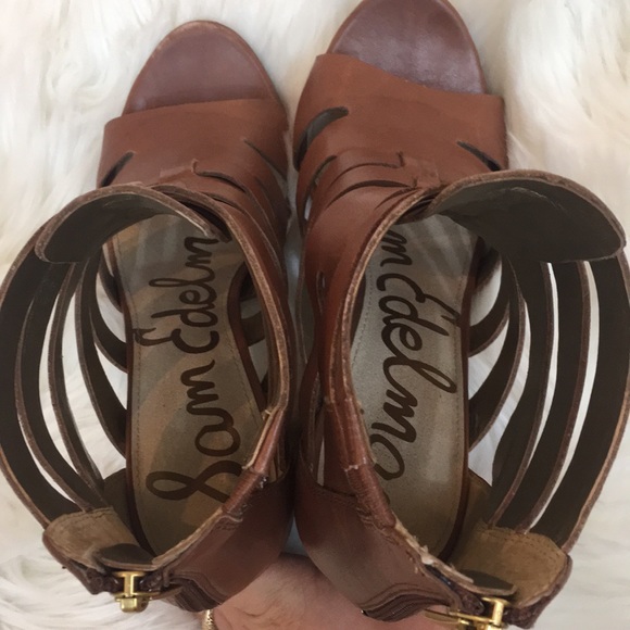 Sam Edelman brown high heeled sandals - Picture 4 of 6